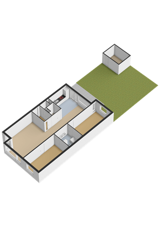 Floorplan - Hengeveldstraat 82, 3572 KJ Utrecht
